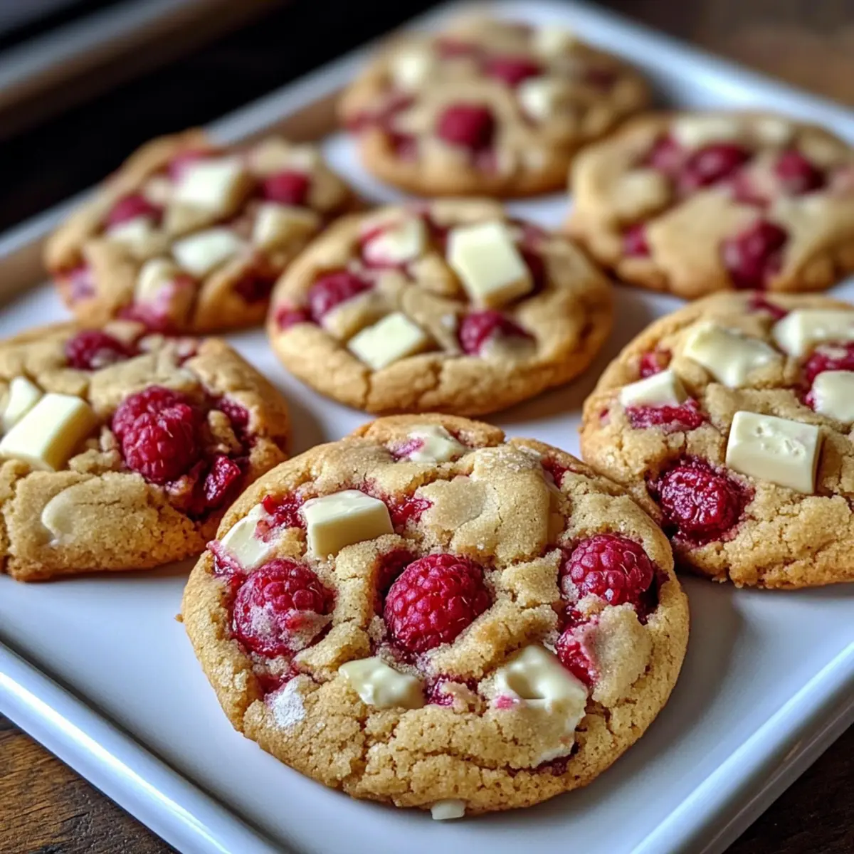 WeiAe Schokolade Himbeer Cookies s0vjjn